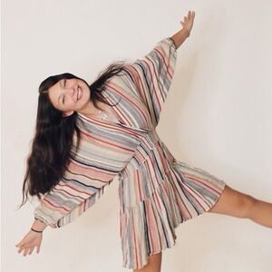 Striped Multicolor Dress